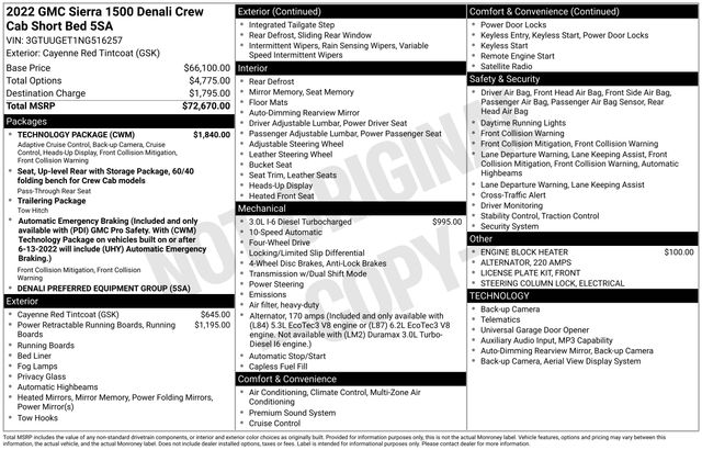 gmc sierra 1500 denali 2022 3GTUUGET1NG516257 image gmc sierra 1500 denali 2022 3GTUUGET1NG516257 image